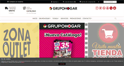 Desktop Screenshot of grupohogar.com