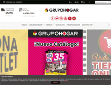 Tablet Screenshot of grupohogar.com